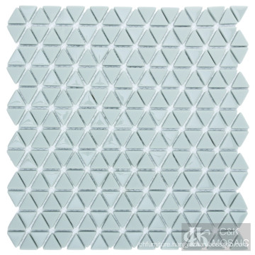 Triangle Art Glass Mosaic Floor Tiles